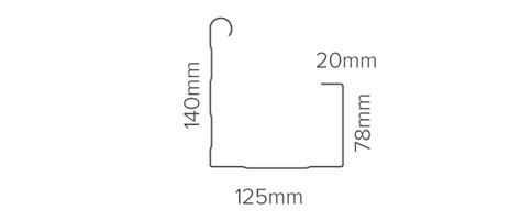 steel and tube 125 box gutter|box gutter dimension.